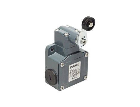 Wyłącznik krańcowy dźwignia R 40mm, rolka z tworzywa Ø20mm FL 531