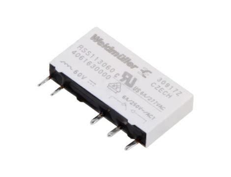 RSS113060 Przekaźnik elektromagnetyczny SPDT Ucewki: 60VDC 6A podstawka