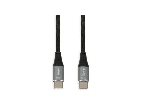 KABEL I-BOX USB TYP-C 60W 2M PD/QC CZARNY