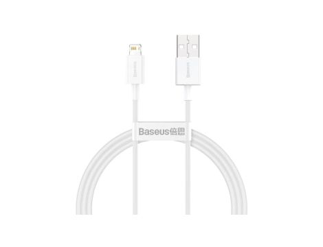 BASEUS KABEL SUPERIOR SERIES, 2.4A, 1M (BIAŁY)