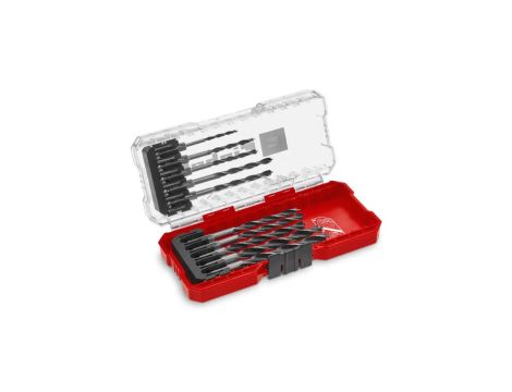 Zestaw wierteł spiralnych do drewna 10SZT S-CASE 49108733