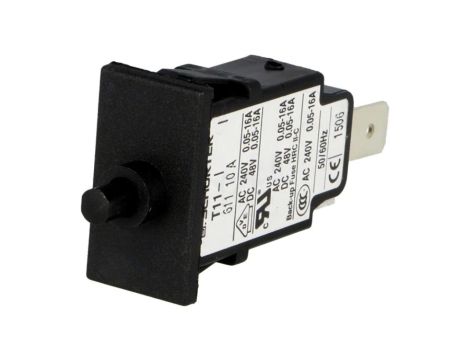 T11-611-10A Wyłącznik nadprądowy Iznam: 10A Uznam: 240VAC 48VDC SPST Bieguny: 1