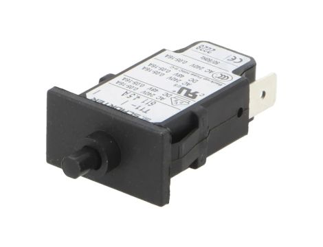 T11-611-4.5A Wyłącznik nadprądowy Iznam: 4,5A Uznam: 240VAC 48VDC SPST Bieguny: 1