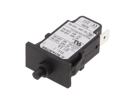 T11-611-5A Wyłącznik nadprądowy Iznam: 5A Uznam: 240VAC 48VDC SPST Bieguny: 1