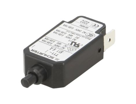 T11-811-6A Wyłącznik nadprądowy Iznam: 6A Uznam: 240VAC 48VDC SPST Bieguny: 1