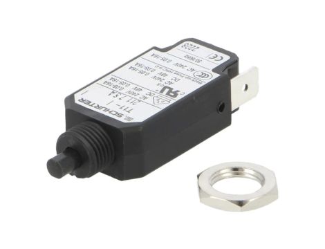 T11-211-7.5A Wyłącznik nadprądowy Iznam: 7,5A Uznam: 240VAC 48VDC SPST Bieguny: 1