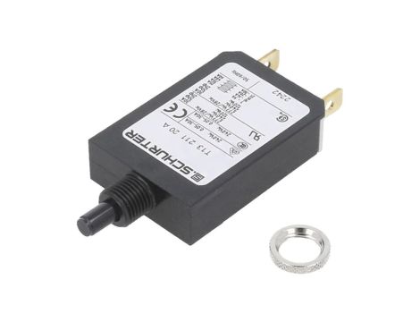 T13-211-20 Wyłącznik nadprądowy Iznam: 20A Uznam: 240VAC 28VDC SPST Bieguny: 1