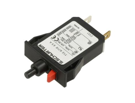 T13-671R-6.5 Wyłącznik nadprądowy Iznam: 6,5A MCB