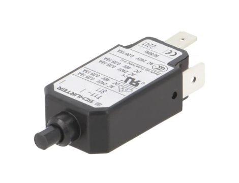 T11-811-9A Wyłącznik nadprądowy Iznam: 9A Uznam: 240VAC 48VDC SPST Bieguny: 1