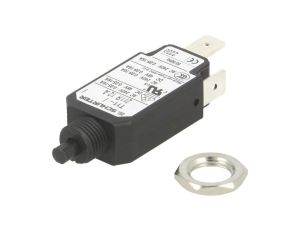 T11-211R-12A Wyłącznik nadprądowy Iznam: 12A Uznam: 240VAC 48VDC SPST Bieguny: 1