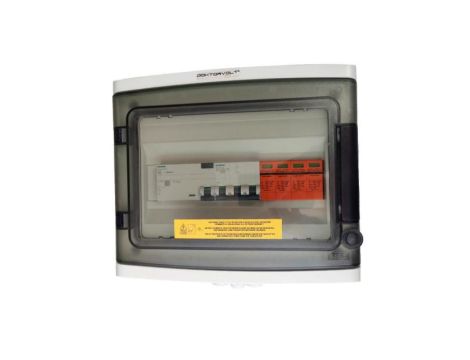 Doktorvolt Rozdzielnica PV Fotowoltaiczna Solarna AC SIEMENS 3F B10A 25A 300mA T2 0737 DV-0737-FOT