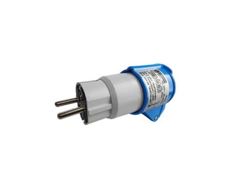 Adapter kempingowy wtyk Uni-Schuko 16A 250V na 16A CEE gniazdo przejściówka IP40 4982 6.816.213