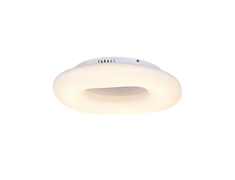 Lampa wisząca biała ze złotym, ozdobnym elementem z serii ARLENA K-5300 Kaja Lighting