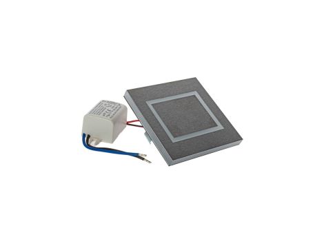 Plafon Parma 2 2xGU10 + 1xLED CCT kwadrat czarny LP-0612/2C Square BK Light Prestige