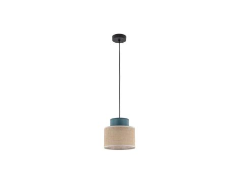 Lampa wisząca z podwójnym kloszem DUO JUTA GREEN na E27 3257 TK Lighting