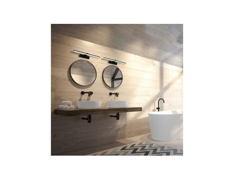 Kinkiet zewnętrzny dół PRIMA GU10, metalowy czarny korpus K-8203 Kaja Lighting