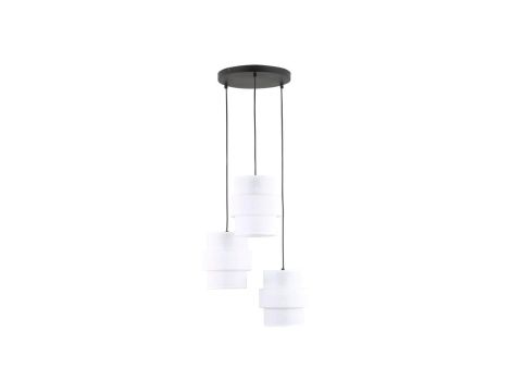Lampa wisząca na okrągłej rozecie z białymi kloszami CALISTO WHITE na E27 6018 TK Lighting