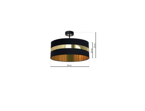 Lampa wisząca MODESTO WOOD z czarnym podłużnym kloszem na GU10 10157 TK Lighting