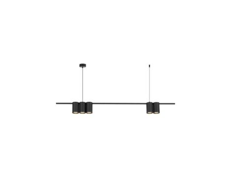 Lampa wisząca (listwa) GENESIS BLACK 5xGU10 ML0367 Milagro