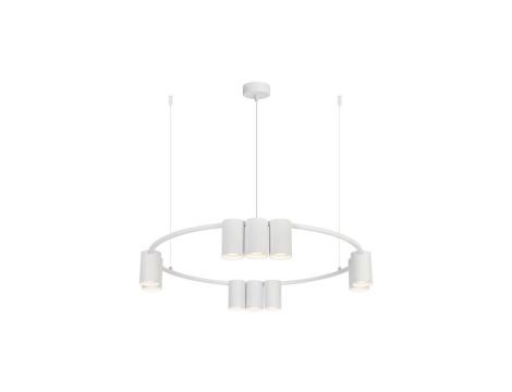 Lampa wisząca (koło) GENESIS WHITE 10xGU10 ML0374 Milagro
