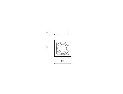 Spot BELIZE 3 chrom IP44 LP-734/3W CH Light Prestige