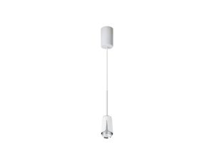 Lampa wisząca FLOWER WHITE CHROME 1xGU10 ML0275 Milagro