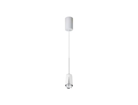 Lampa wisząca FLOWER WHITE CHROME 1xGU10 ML0275 Milagro
