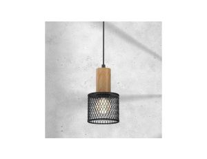 Lampka nocna MIKI BEIGE do sypialni w stylu skandynawskim, szklany klosz na G9 16038 TK Lighting