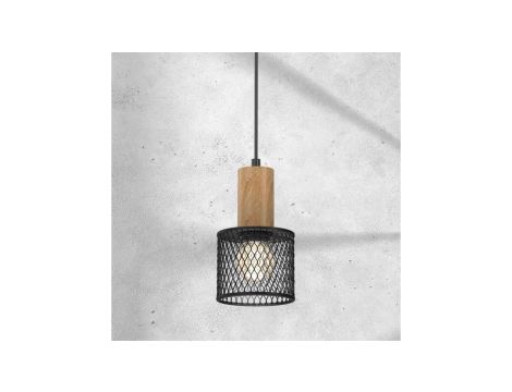 Lampka nocna MIKI BEIGE do sypialni w stylu skandynawskim, szklany klosz na G9 16038 TK Lighting