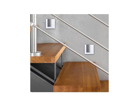 Plafon Parma 2 2xGU10 + 1xLED CCT biały kwadrat LP-0612/2C Square WH Light Prestige