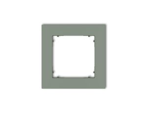 MINI Ramka uniwersalna pojedyncza kwadratowa z tworzywa szałwiowy 61MR-1