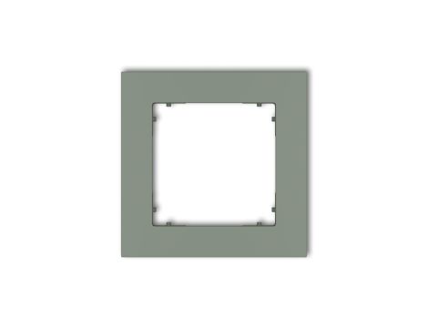 MINI Ramka uniwersalna pojedyncza kwadratowa z tworzywa szałwiowy 61MR-1