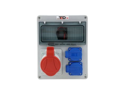 Rozdzielnica budowlana Jurata 32A/5P + 2Gs 230V 01.108