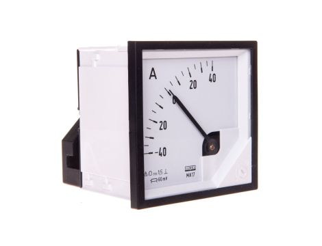 Amperomierz analogowy 72x72 N IP50 BB1 40-0-40A/+-60mV pozycja pracy C3 K=90 st. bez atestu KJ MA17N BB1200000000