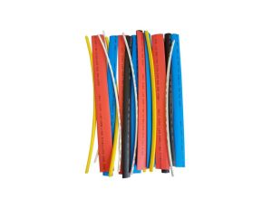 Zestaw rurek termokurczliwych, 3/5/8/10/15-25cm, różne kolory 08326 /20szt./