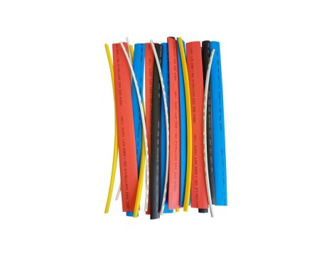 Zestaw rurek termokurczliwych, 3/5/8/10/15-25cm, różne kolory 08326 /20szt./