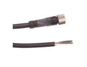 Złącze żeńskie M8 proste 4-pinowe kabel 5m PUR XZCP0941L5