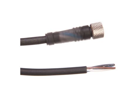 Złącze żeńskie M8 proste 4-pinowe kabel 5m PUR XZCP0941L5
