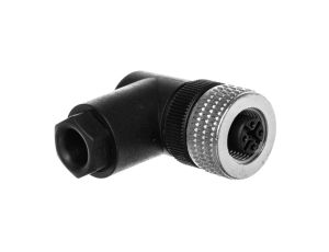 Złącze żeńskie M12 kątowe 5-pinowe dławica Pg7 metal XZCC12FCM50B