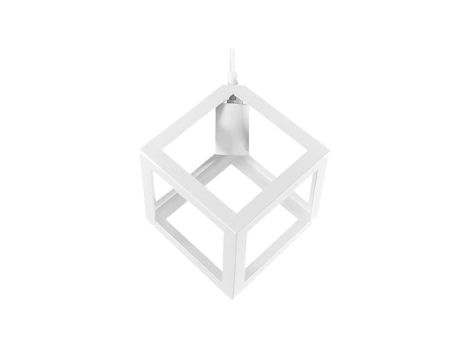 Lampa Wisząca Sufitowa Geometryczna IL MIO SWEDEN 1xE27 Biała - GOLDLUX (Polux)