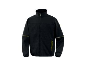 Bluza z siatki poliestrowej I tkaniny Softshell, kolor Czarny, rozmiar: 3XL, BEAV2NO3X