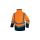 Kurtka ostrzegawcza 5 w 1 z poliestru Oxford powlekanego, odpinana Bluza, Pomarańczowy fluo-granatowy, rozmiar: 3XL, OPTI3OM3X
