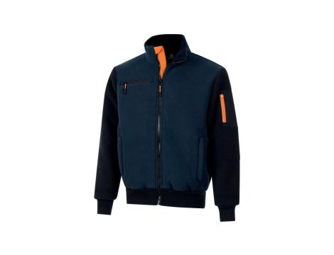 Kurtka polarowa - Polar poliester, kolor Granatowo-czarny, rozmiar: 3XL, PORTOBM3X