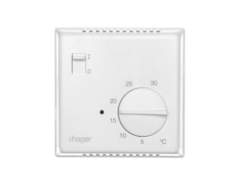 Termostat 230V 10A 5-30C IP30 biały EK051