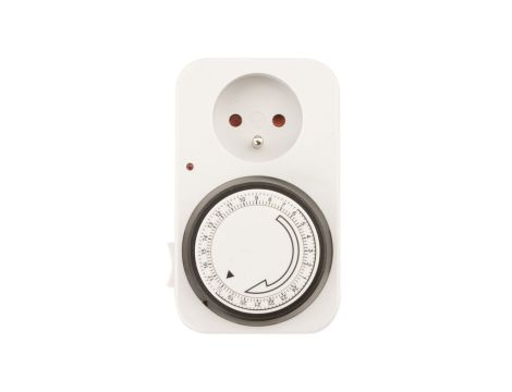 Programator czasowy mechaniczny (gniazdo) 16A 2P+Z dobowy TS-MF1 01001