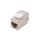 Krótki moduł (gniazdo) keystone RJ45 (8P8C) kat.6A, STP, ekranowany, beznarzędziowy, stalowy DN-93615-S