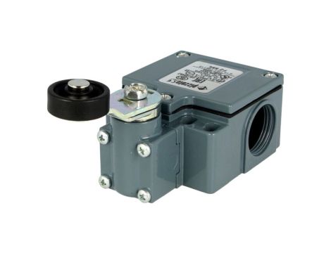 FZ554 Wyłącznik krańcowy dźwignia R 40mm, rolka z tworzywa Ø20mm