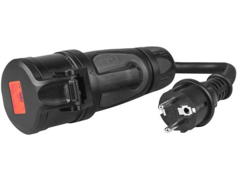 PRZEJŚCIOWKA ADAPTER SIŁOWY Green Cell CZERWONY CEE 16A 400V 5P DO SCHUKO 230V EVAK01