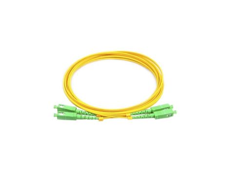 Patchcord światłowodowy FO SM SC/APC-SC/APC duplex 9/125 G.657A1 1m TELCOLINE