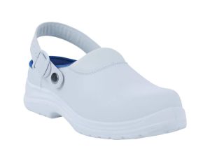 Chodaki z mikrofibry, podeszwa z dwuwarstwowego PU kolor biały rozmiar 40 MAUB4SBBC40